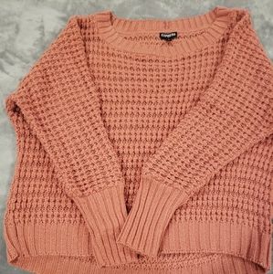 Coral sweater